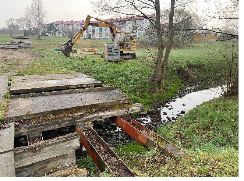 Ruszyła kolejna inwestycja budowa przepustu na rzece Gęsia Barwice